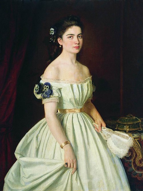 Portrait of E.A. Vasilchikova, 1862, Ivan Kramskoï