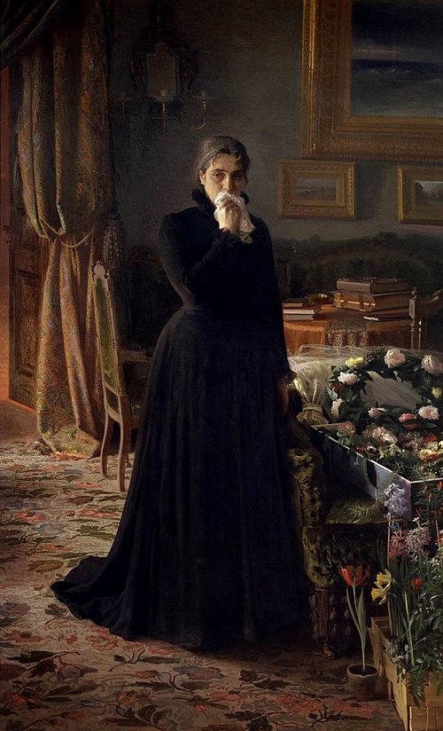 Chagrin inconsolable, 1884, Ivan Kramskoï