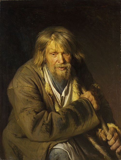 Vieil homme au bâton, 1872, Ivan Kramskoï
