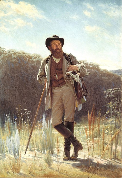 Portrait of the painter Ivan Shishkin, 1873, Ivan Kramskoï
