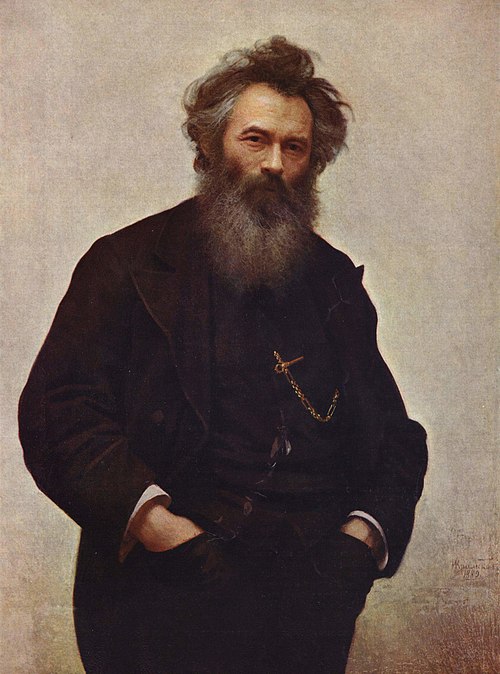 Portrait of the Painter Ivan Shishkin, 1880, Ivan Kramskoï