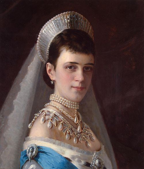Portrait de l'impératrice Maria Feodorovna de Russie, 1880, Ivan Kramskoï
