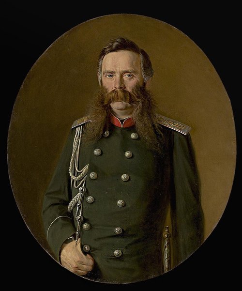 Portrait of Adjutant-General Count Alexei Bobrinskiy, 1872, Ivan Kramskoï