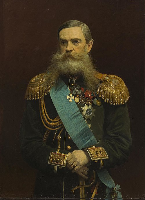 Portrait of Count Frederick Maurice van Heiden, 1881, Ivan Kramskoï