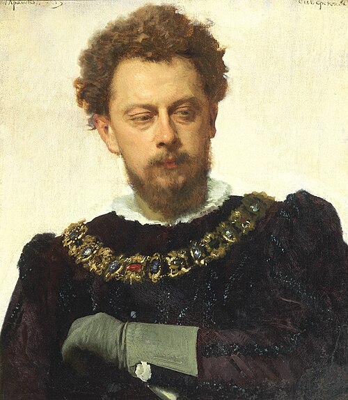 The Actor A.P.Lensky as Petruchio in Shakespeare's Comedy "The Taming of the Shrew", 1883, Ivan Kramskoï