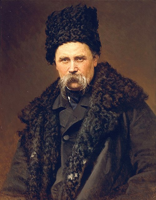 Portrait of Taras Shevchenko, 1871, Ivan Kramskoï