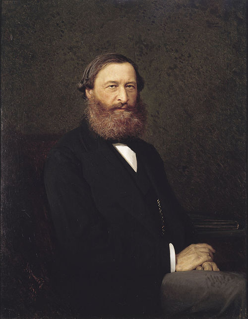 Portrait of the writer Y.F. Samarin, 1878, Ivan Kramskoï