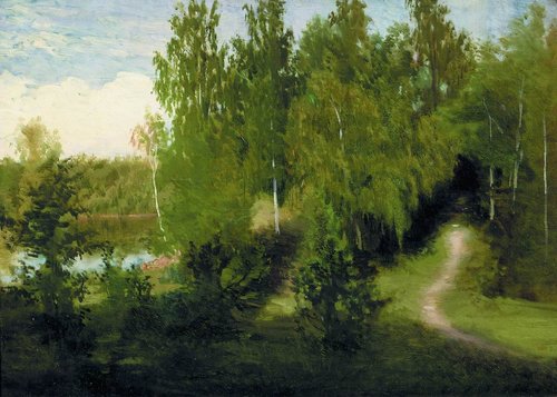 Un sentier en forêt, 1870, Ivan Kramskoï