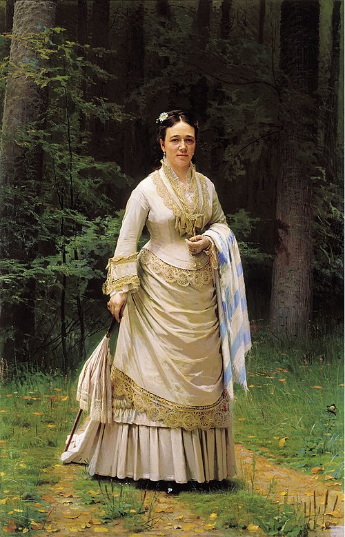 Portrait of Vera Nikolayevna Tretyakova, 1876, Ivan Kramskoï