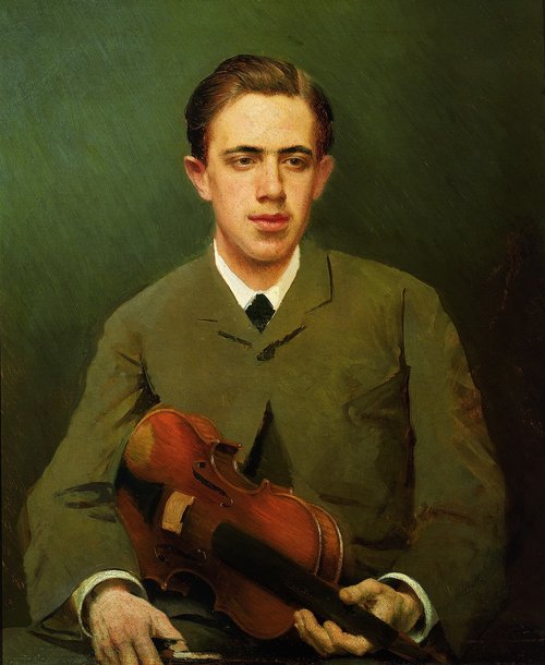 Portrait of Nikolai Ivanovich Kramsky, 1882, Ivan Kramskoï