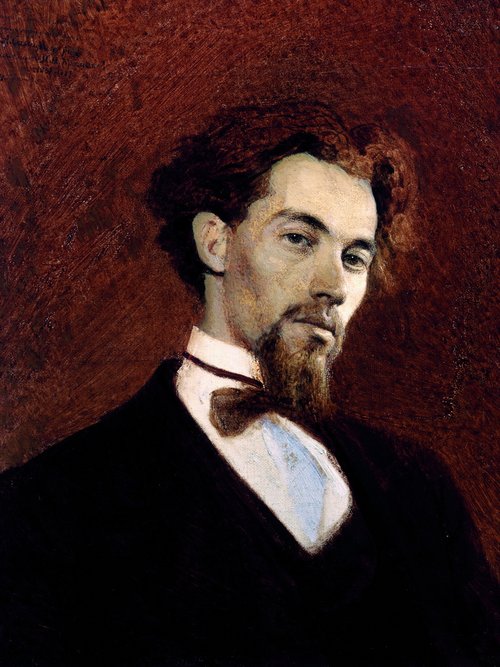 Portrait of Artist K.A. Savitsky, 1871, Ivan Kramskoï