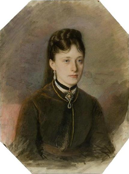 Portrait A.A. Bobrinskaya, 1872, Ivan Kramskoï