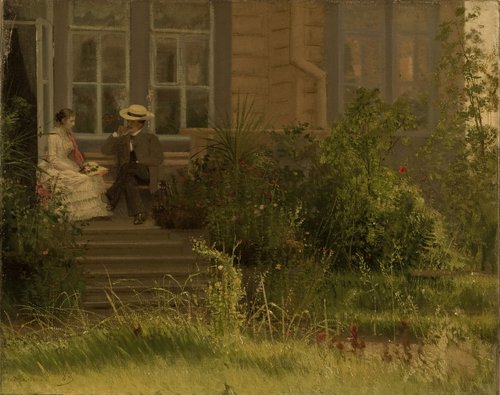 In the country. Siverskaya, 1883, Ivan Kramskoï