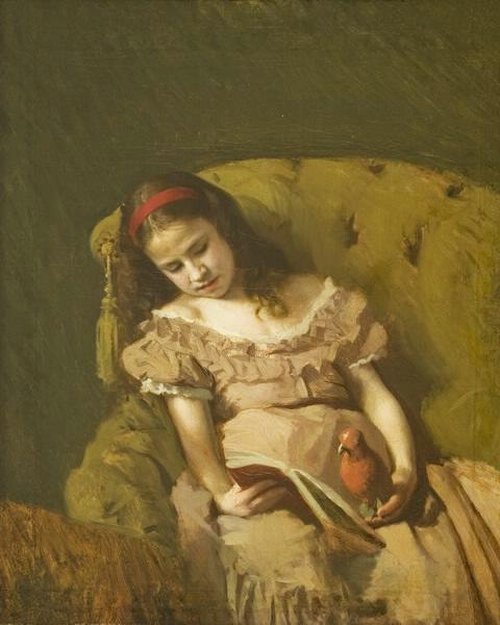 Books Got Her, 1872, Ivan Kramskoï