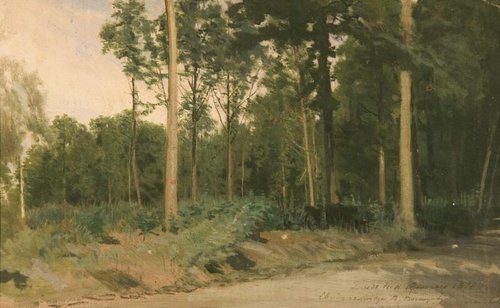 Suburb of Paris. The Bois de Boulogne, 1876, Ivan Kramskoï