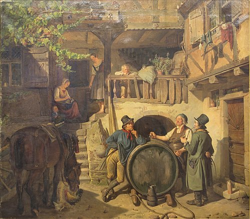 Hestehandler, 1838, Peter Schwingen