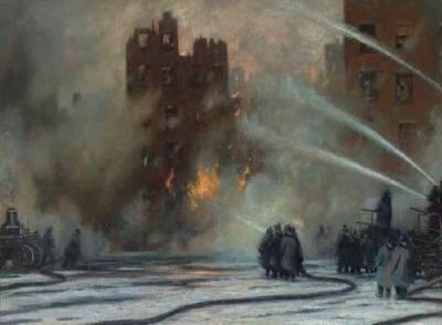 Hotel Windsor Fire, 1899, Eliot Candee Clark
