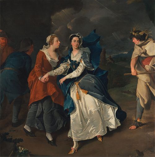 Susannah Maria Cibber (née Arne) as Cordelia, 1755, Peter van Bleeck