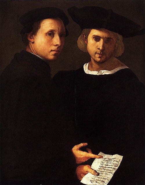 Double portrait, 1523, Pontormo