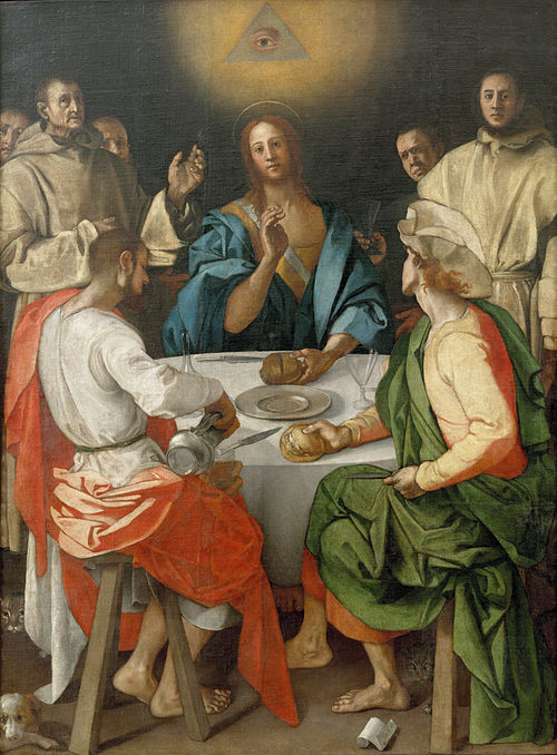Le Souper à Emmaüs, 1525, Pontormo