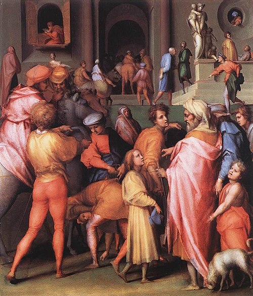 Joseph vendu à Potiphar, 1515, Pontormo