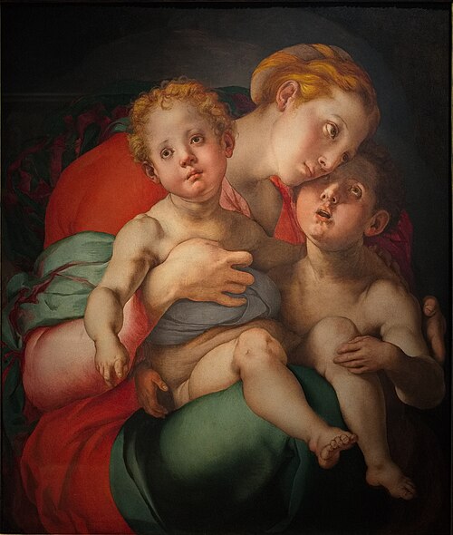 Vierge à l'Enfant avec le petit saint Jean, 1534, Pontormo