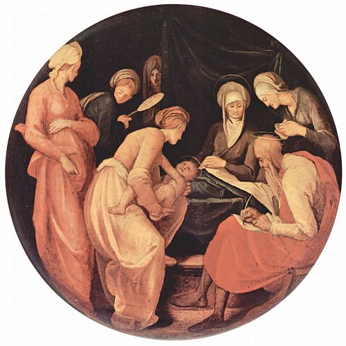 Naissance de Jean-Baptiste, 1526, Pontormo