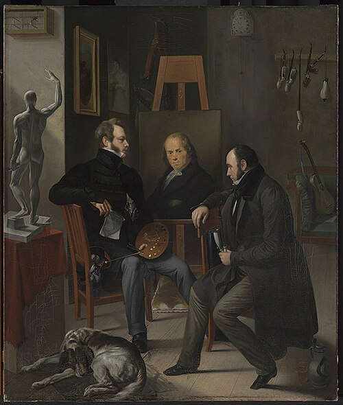 Votivbild für den Maler Franz Joseph Zoll, 1838, Joseph Weber
