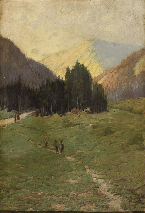 Gorska pokrajina, 1925, Anton Gvajc