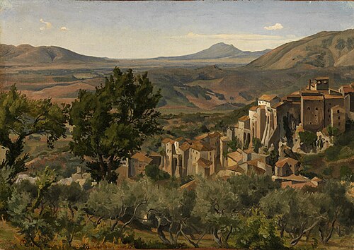Landschaft bei Olevano, 1872, Max Wilhelm Roman