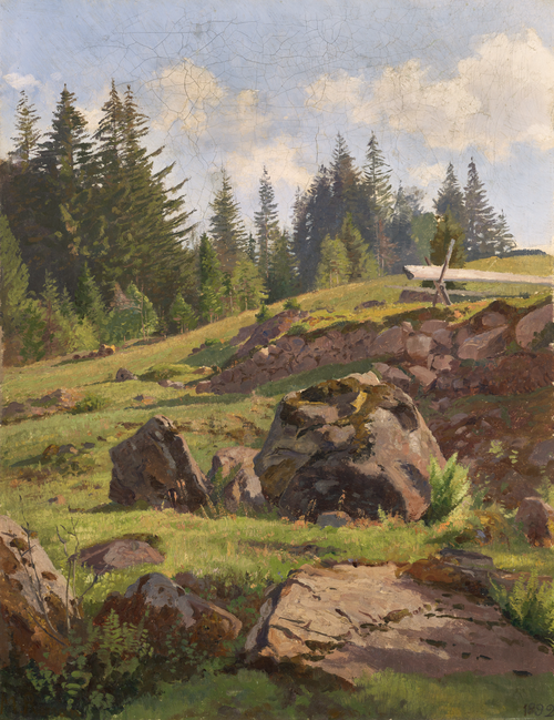 Paysage de la Forêt-Noire, 1899, Max Wilhelm Roman