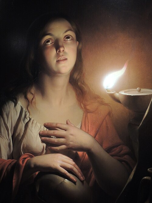 Sainte Marie-Madeleine en prière, 1846, Petrus van Schendel