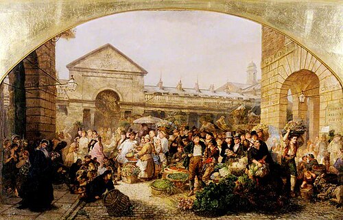 Covent Garden Market, London, 1864, Phoebus Levin