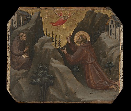 Saint Francis Receiving the Stigmata, 1402, Lorenzo di Clone Ghiberti