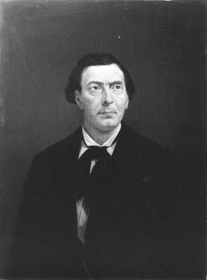 Jan Albrecht (1819-1879) acteur, schouwburgdirekteur, 1879, Leendert Springer