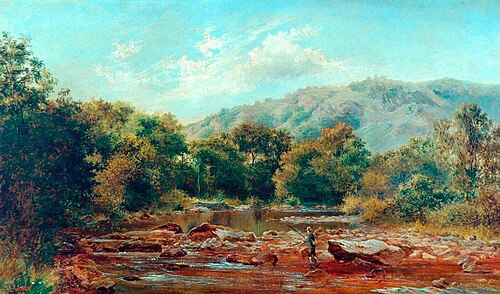 The Black Pool on the Lledr, 1878, James Edward Grace