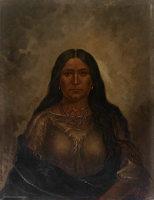 Chan-ku-wash-te-mine (Good Road Woman), 1887, Antonio Zeno Shindler