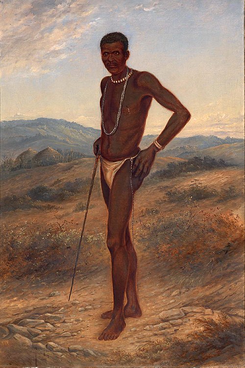 Kaffir Man, 1893, Antonio Zeno Shindler
