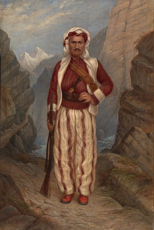 Kurd Man, 1893, Antonio Zeno Shindler