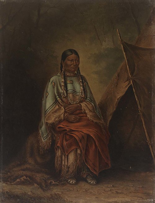 Spotted Tail's Wife, 1887, Antonio Zeno Shindler