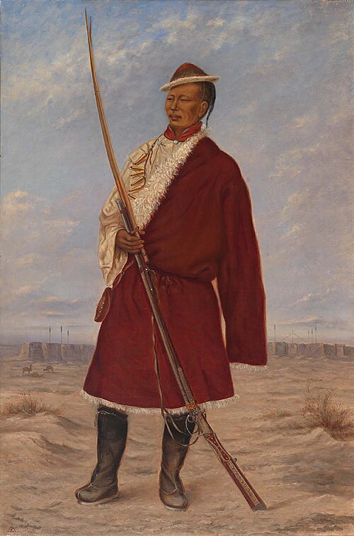 Tibetan Man, 1893, Antonio Zeno Shindler