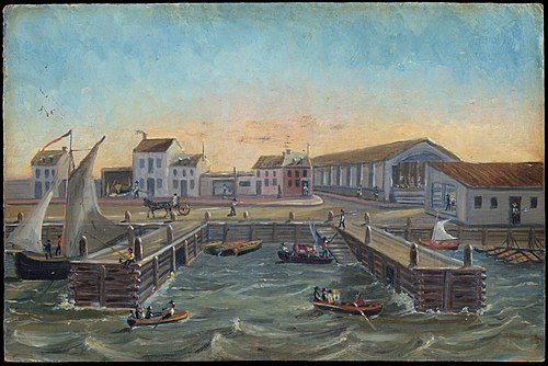 Old Ferry Stairs, 1870, William P. Chappel