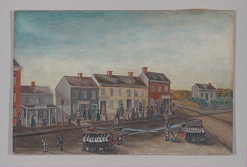 Firemen's Washing Day, 1870, William P. Chappel