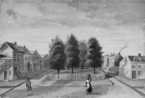 Baked Pears in Duane Park, 1870, William P. Chappel