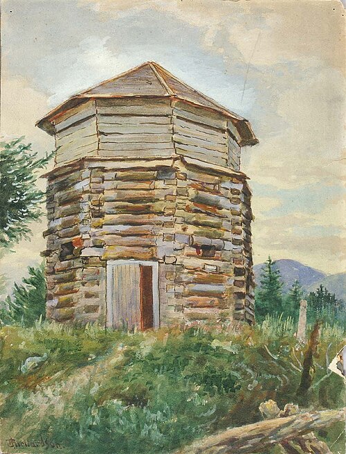 Russian Block House, Alaska, 1900, 1900, Theodore J. Richardson