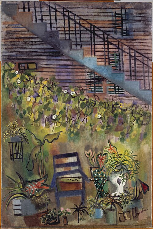 Carey's Backyard, 1939, Loren MacIver