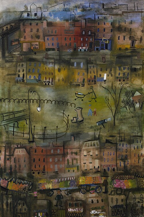 Downstairs, 1937, Loren MacIver