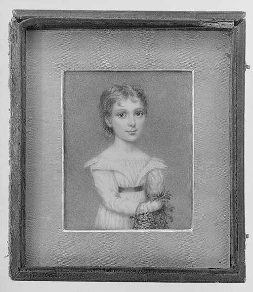 Portrait of a Girl, 1835, Nathaniel Rogers