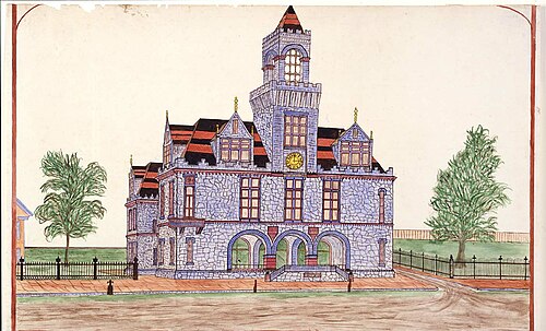 Hampton County Courthouse, 1880, Lawrence W. Ladd