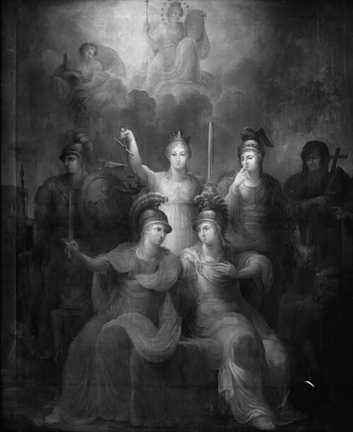 En allegori, 1809, Anthon Christoffer Rüde